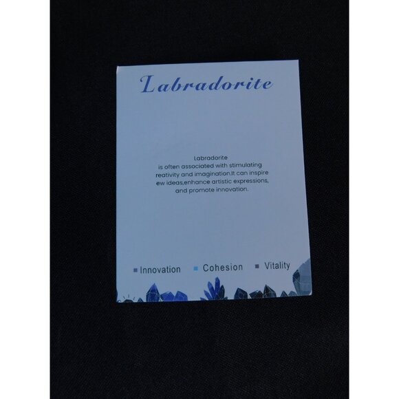 Labradorite Bead Bracelet Natural Crystal Stone Stretch Unisex Healing Jewelry G - Picture 4 of 12